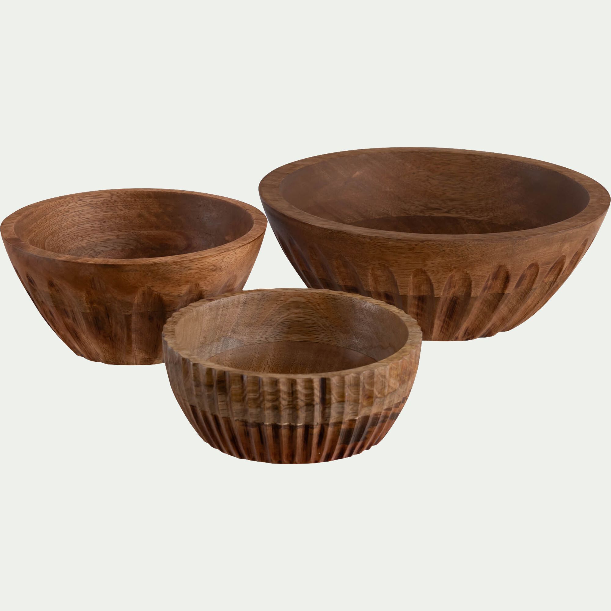 PEGO - Bol en bois de manguier D13cm - bois clair