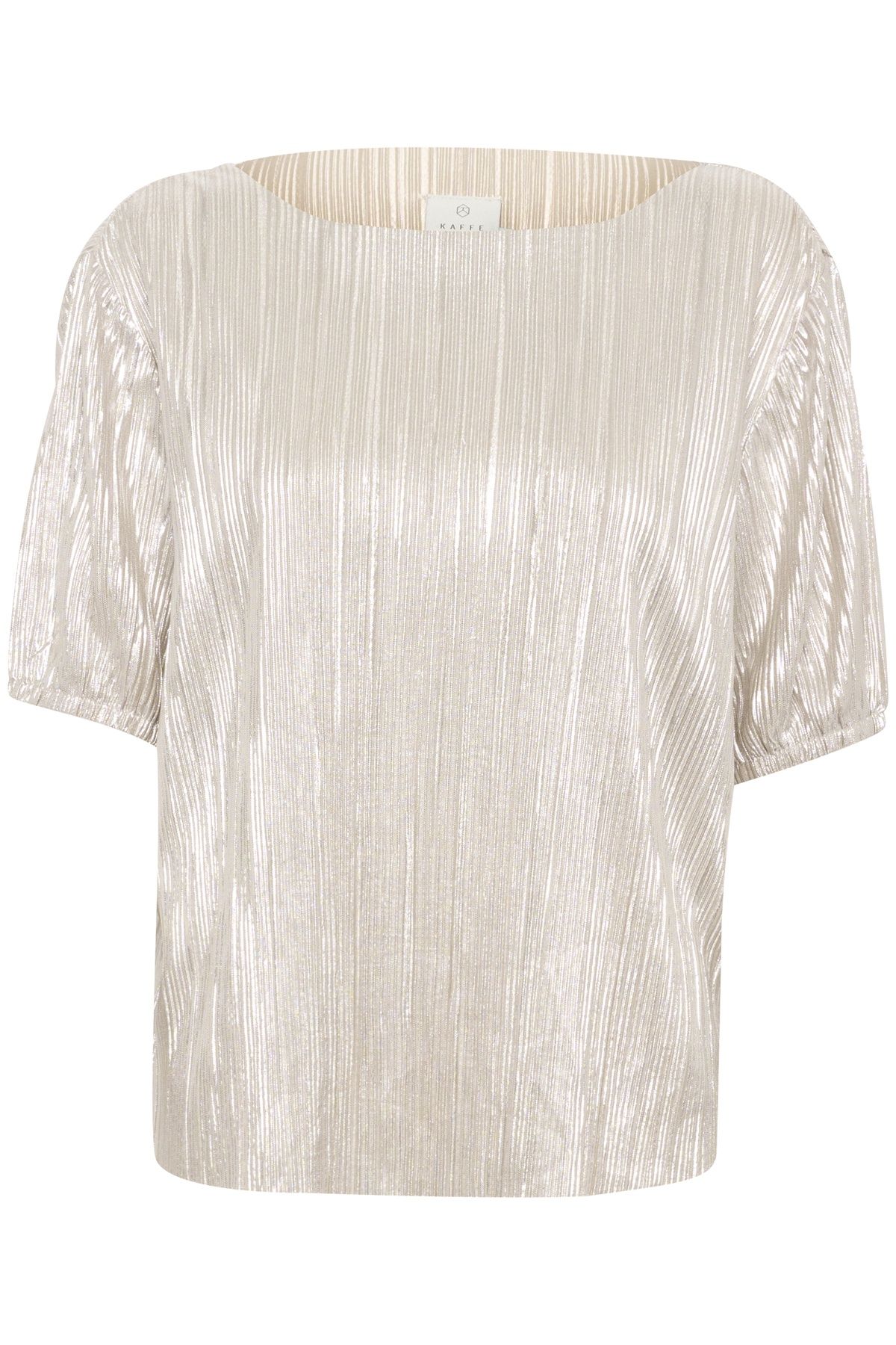 Kaffe KAgalexi Short Sleeve Metallic Blouse