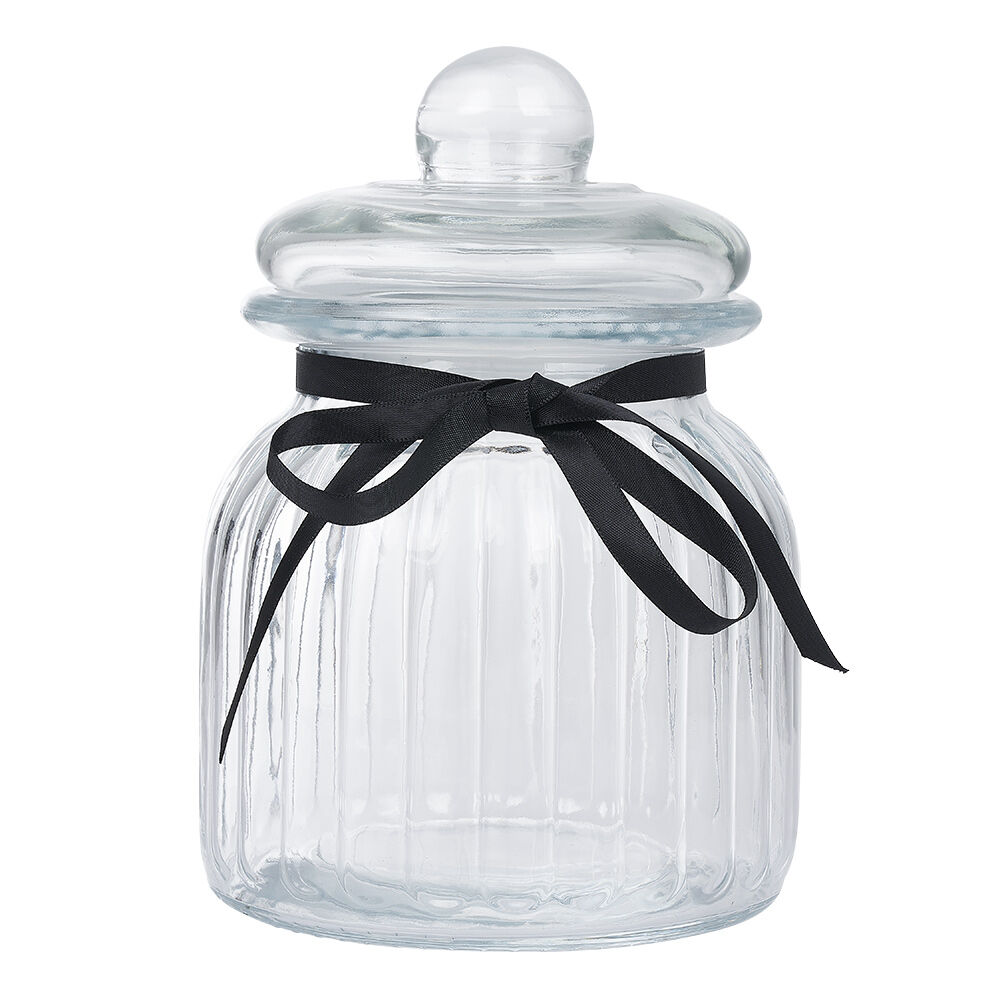 Bonbonnière en verre transparent 1,6L