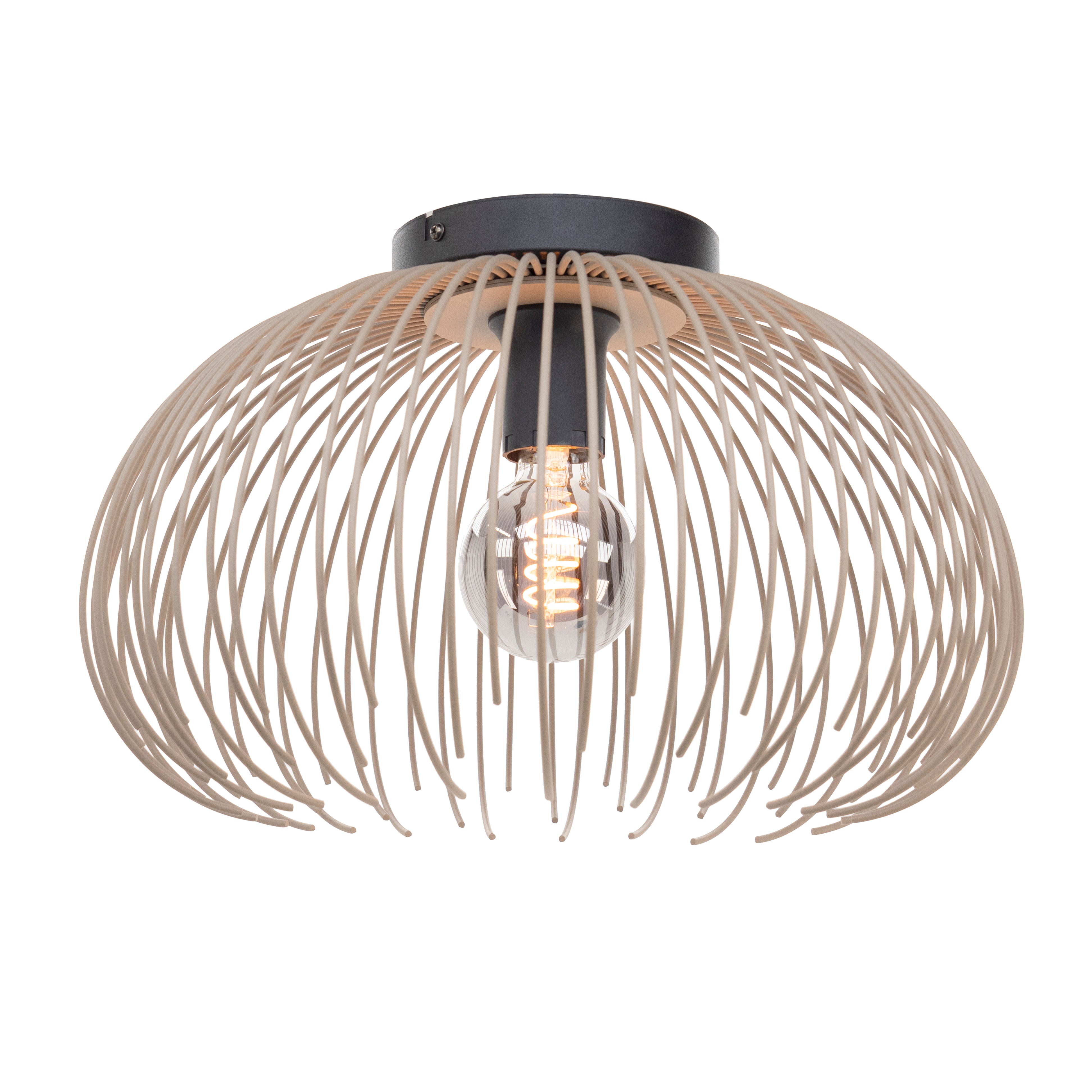 EGLO plafondlamp Venezuela-A - E27 - Ø 38,5 cm - zandkleur