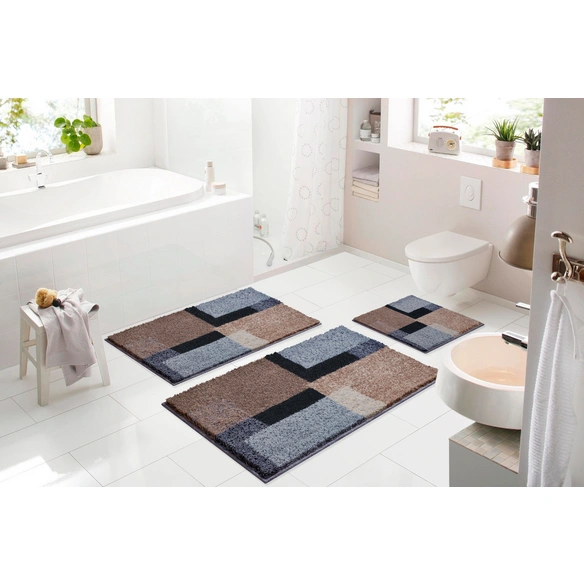 Badematte »Atala«, BxL: 50 x 60 cm, taupe, aus 100% Polyacryl