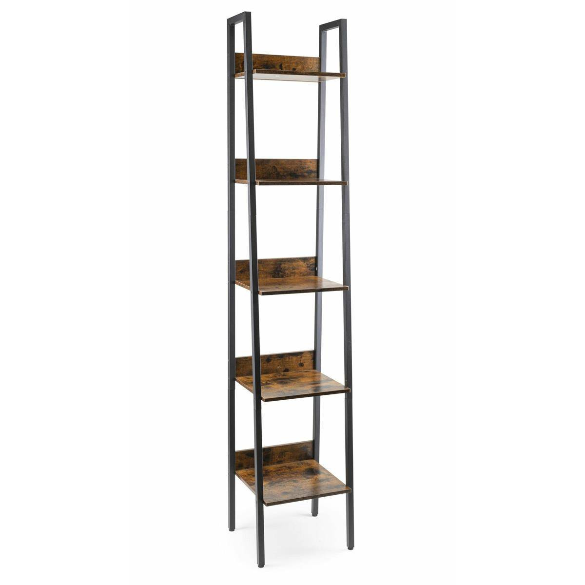 Industrialny wąski regał drabinkowy 5 poziomów 170 cm LOFT