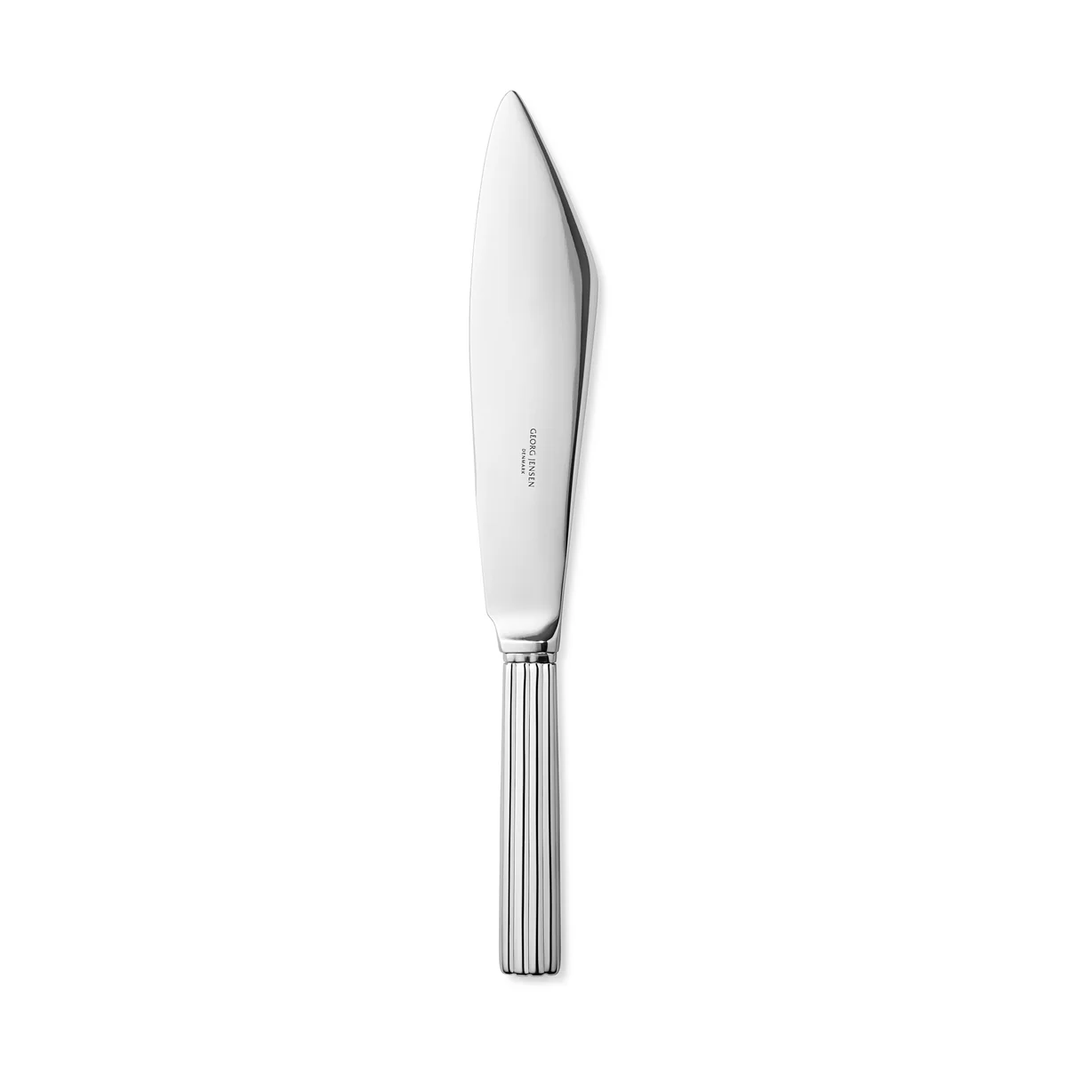 Georg Jensen - Bernadotte Kuchenmesser, Edelstahl poliert