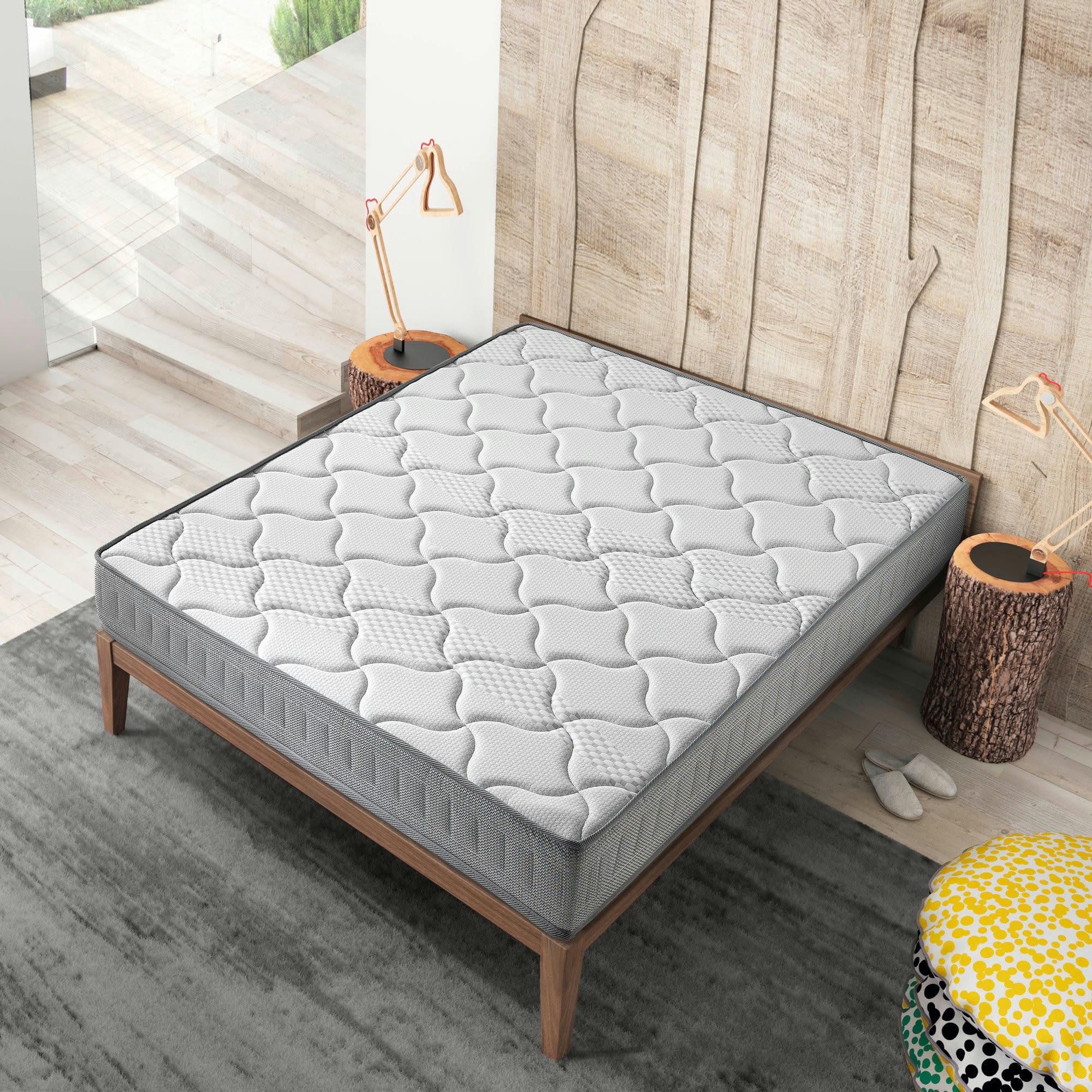 PARIS - Matelas à mémoire de forme 140x190 cm, 18 cm épaisseur