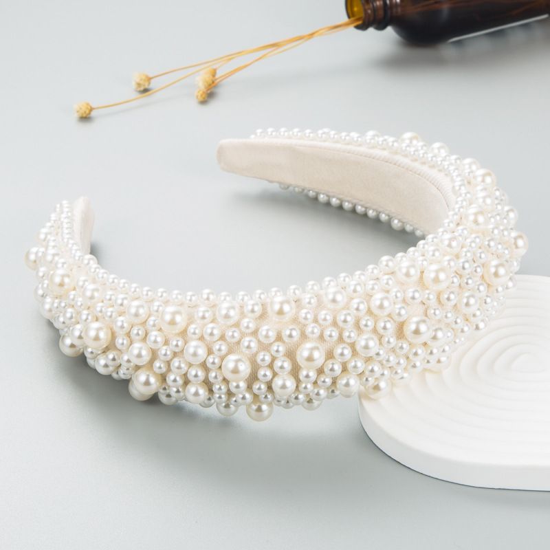 PEACH ACCESSORIES Chunky Pearl Headband