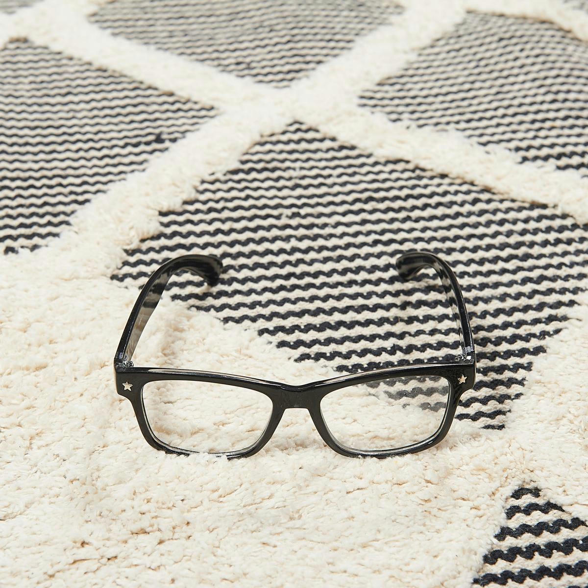 COTCOLI - Tapis salon en coton gris 120x170