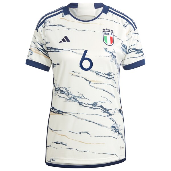 Marco Verratti Italy National Team adidas Women's 2023 Away Replica Jersey - White