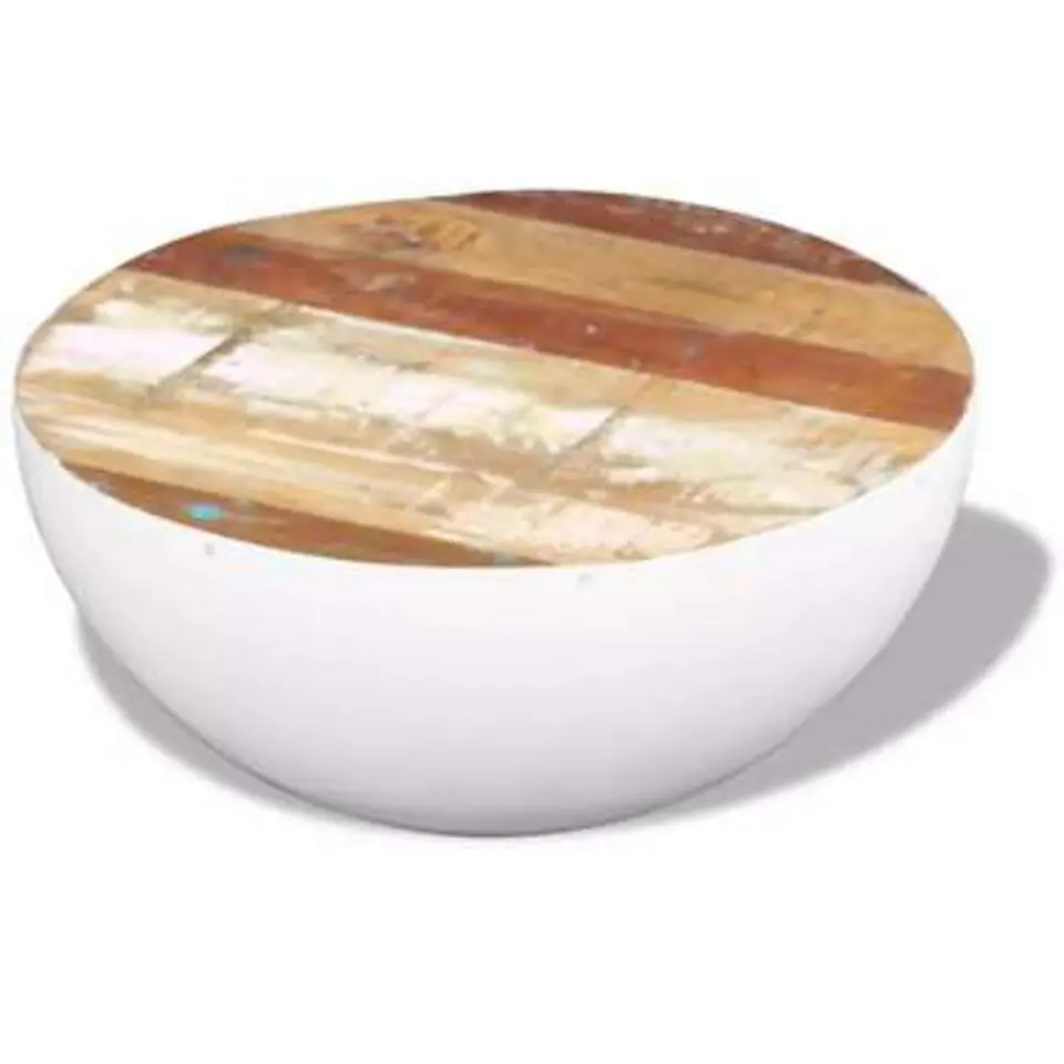 vidaXL - Salontafel - Wit - Hout - 60 x 30 cm