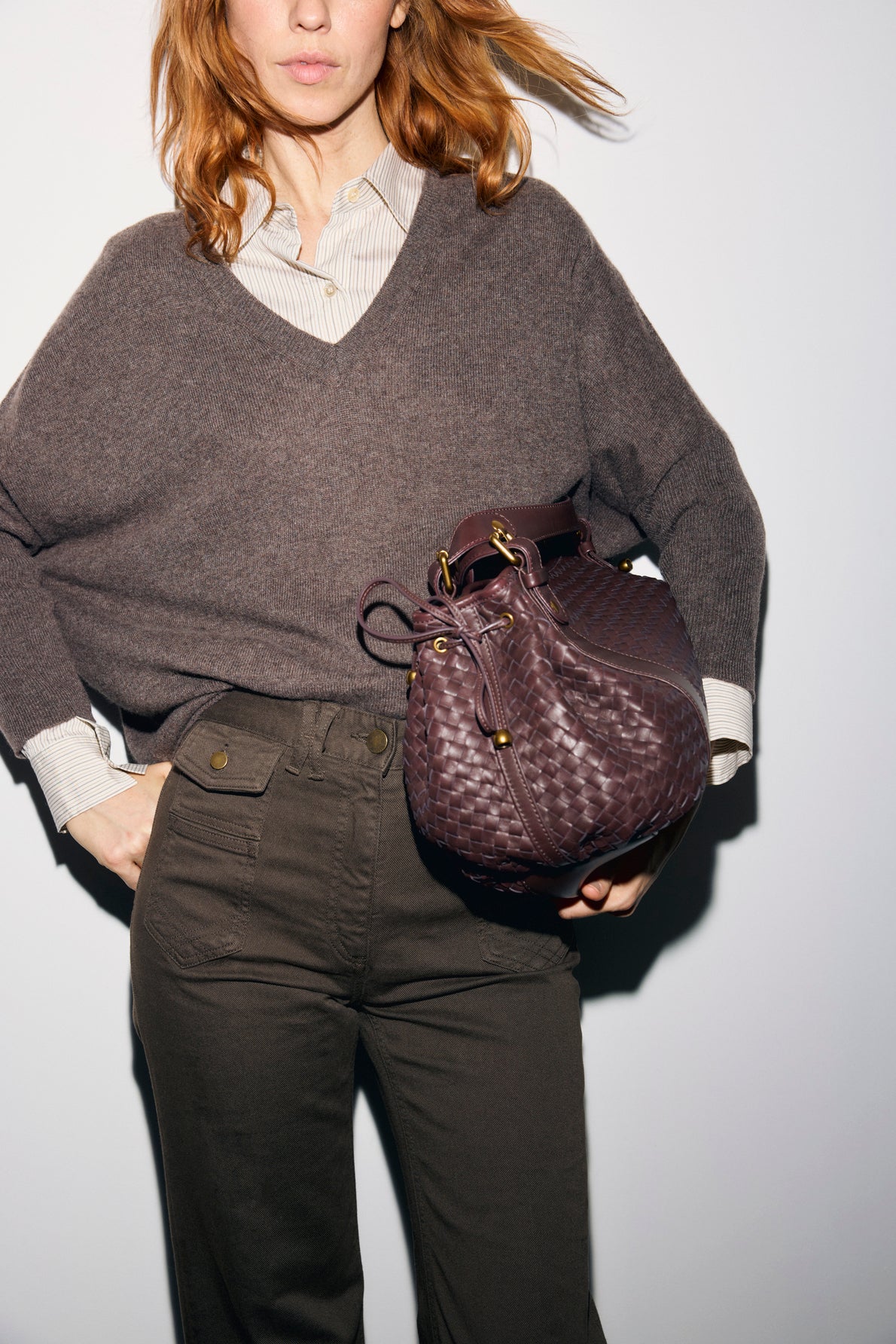 Pull V oversize en cachemire - ESMEE