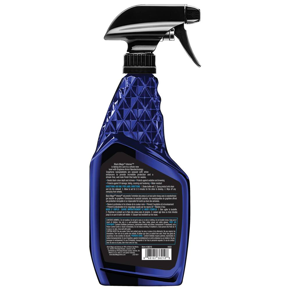 Black Magic Intense Graphene Auto Vehicle Tire Shine, 473-mL