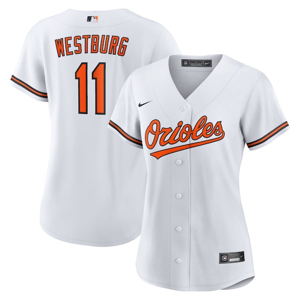 Jordan Westburg Baltimore Orioles Nike Women's Home Replica Jersey - White