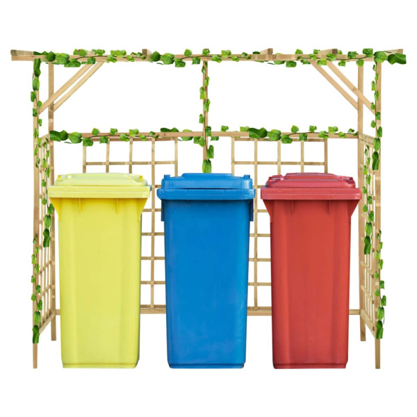 Pergola Brąz 200 x 80 x 168 cm Drewno sosnowe vidaXL