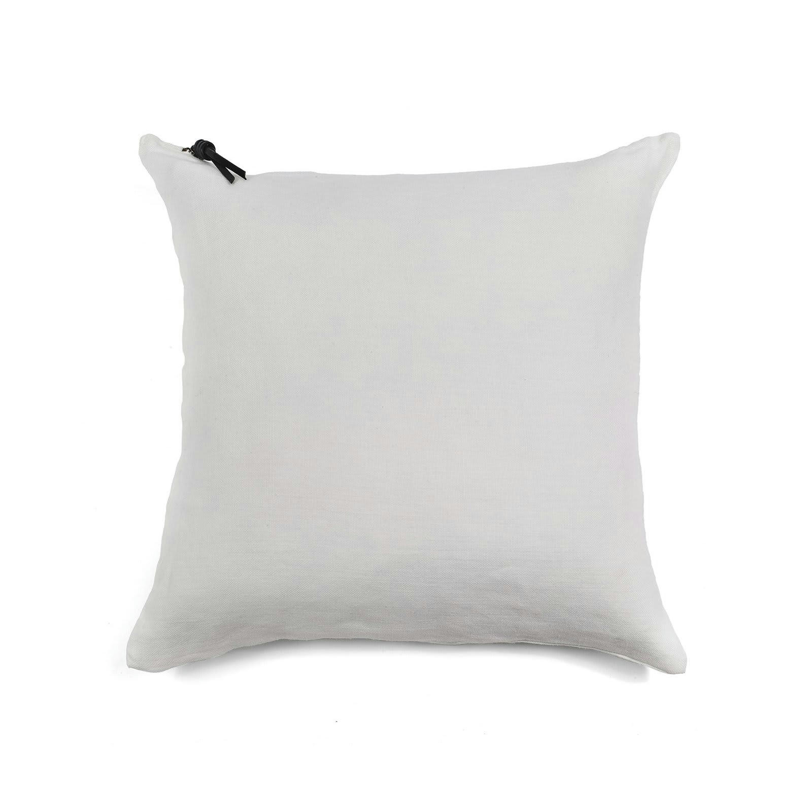 L'ESSENTIEL - L'ESSENTIEL - Coussin Lin pur lavé Ivoire 45x45