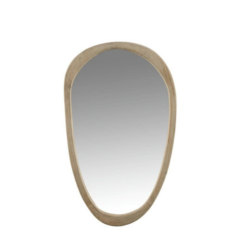 MANGUIER - Miroir irrégulier bois de manguier 51x83cm
