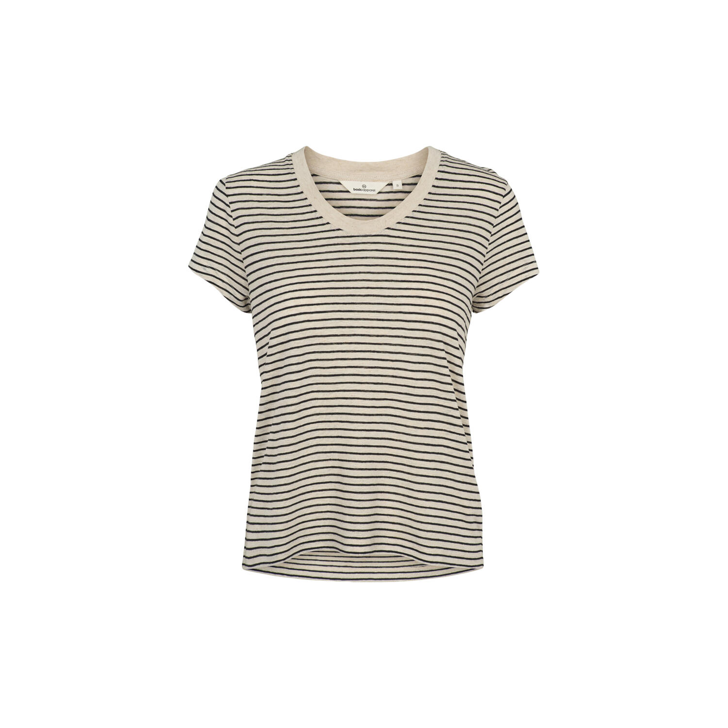 Ashly SS Tee, birch/black