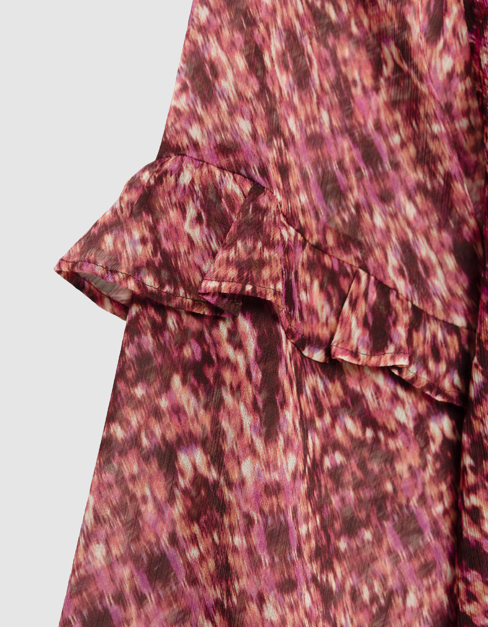 Blouse rose imprimé animalier Femme