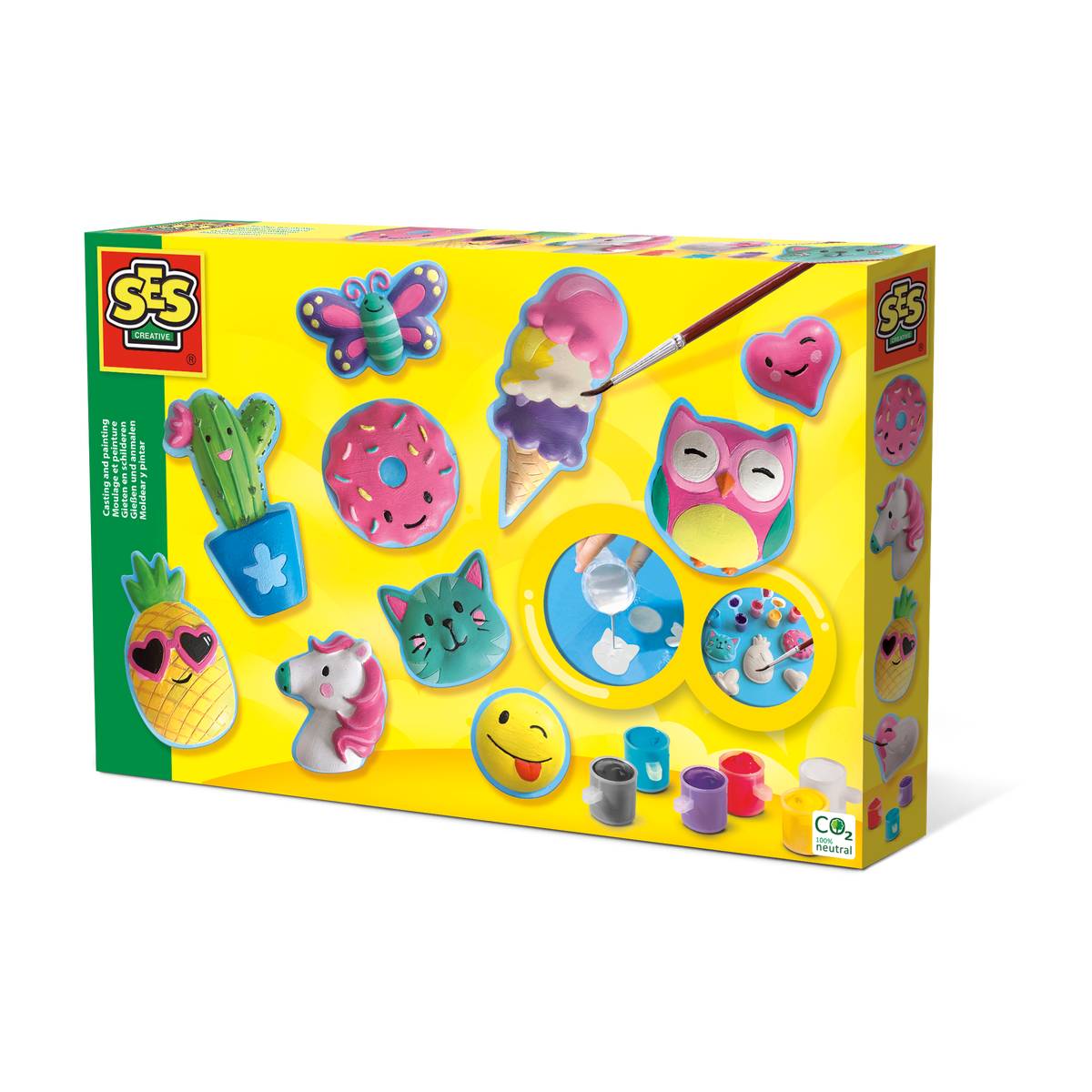 SES Creative Happy Figures Cast and Paint Set