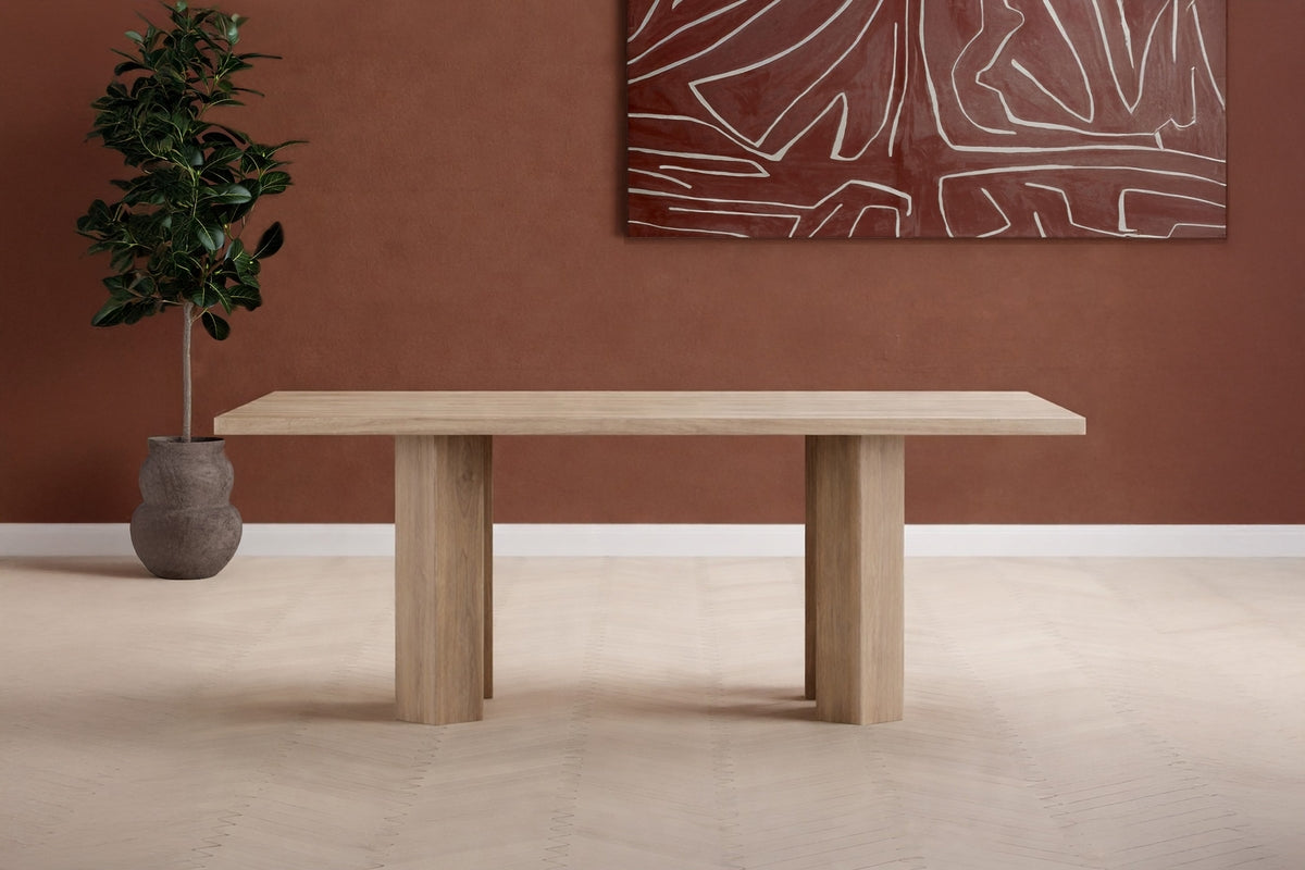 Rebellenclub Ylborg Eetkamertafel - 200 x 90 - Naturel