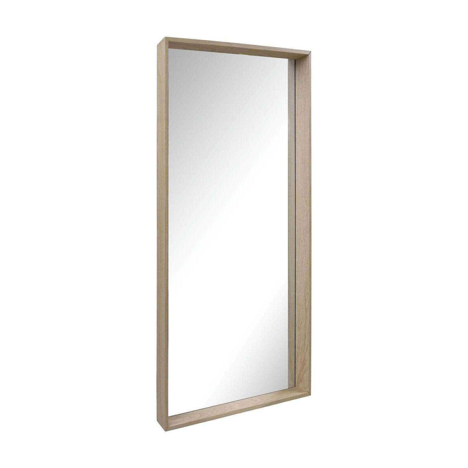 GABY - Miroir en chêne rectangulaire 100 x 180 cm