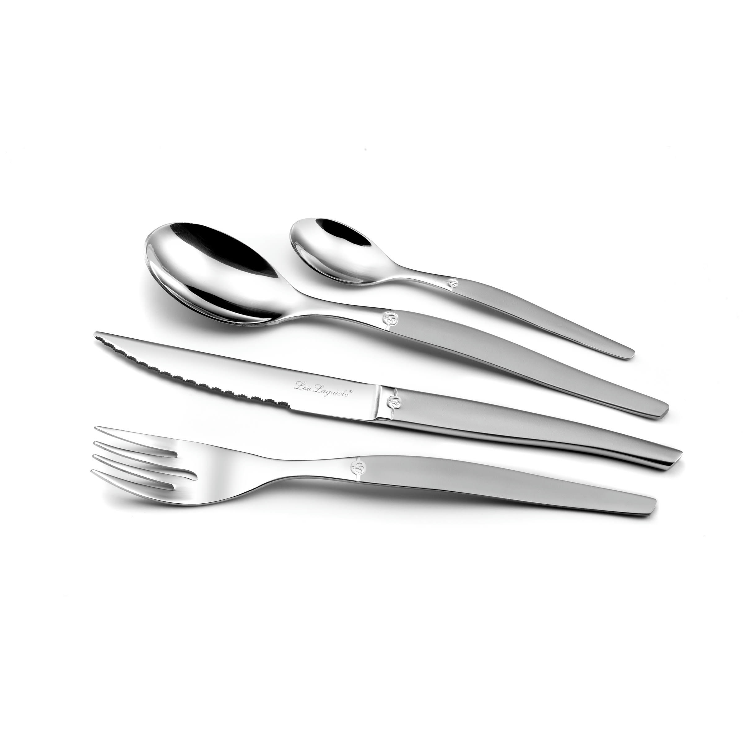 JET SABLÉ - Ménagère 24 couverts en acier