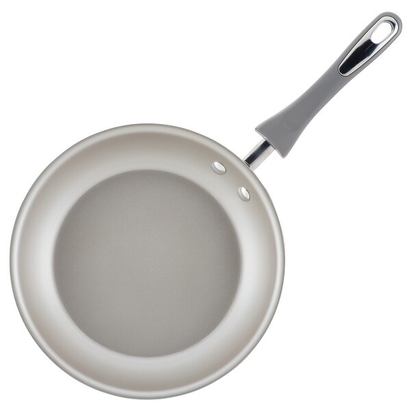 Rachael Ray Get Cooking! Aluminum Nonstick Cookware Pots and Pans Set, 12-Piece, Burgundy