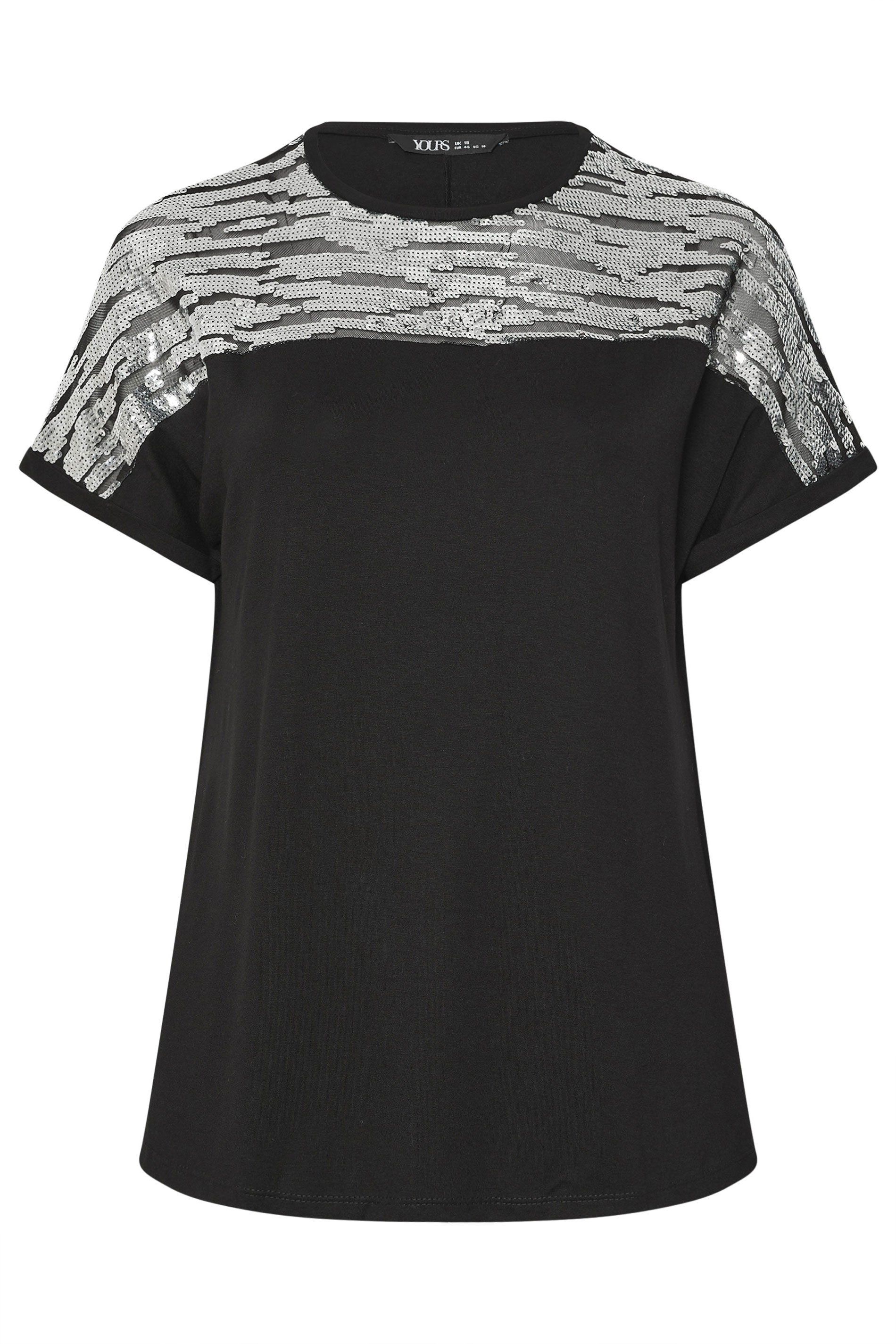 Yours Sequin Animal Top