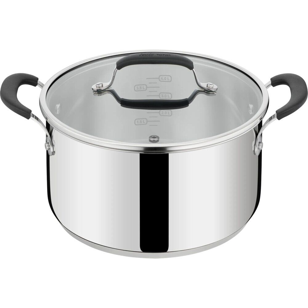 Batterie de cuisine Tefal Jamie Oliver 3 casseroles Ø16/20/24cm avec couvercles