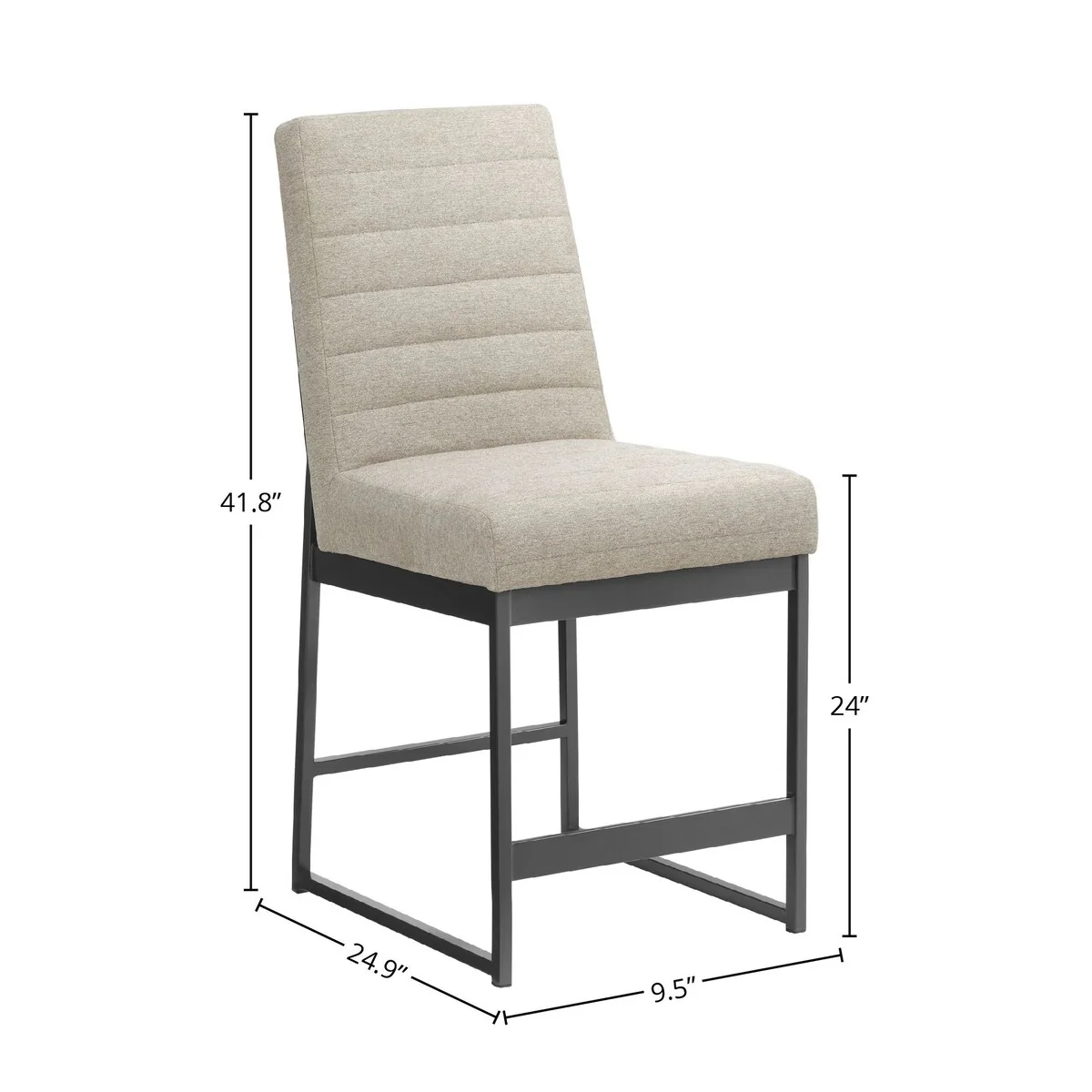 Eden Counter Stool, Upholstered Counter Stool (Set of 2)