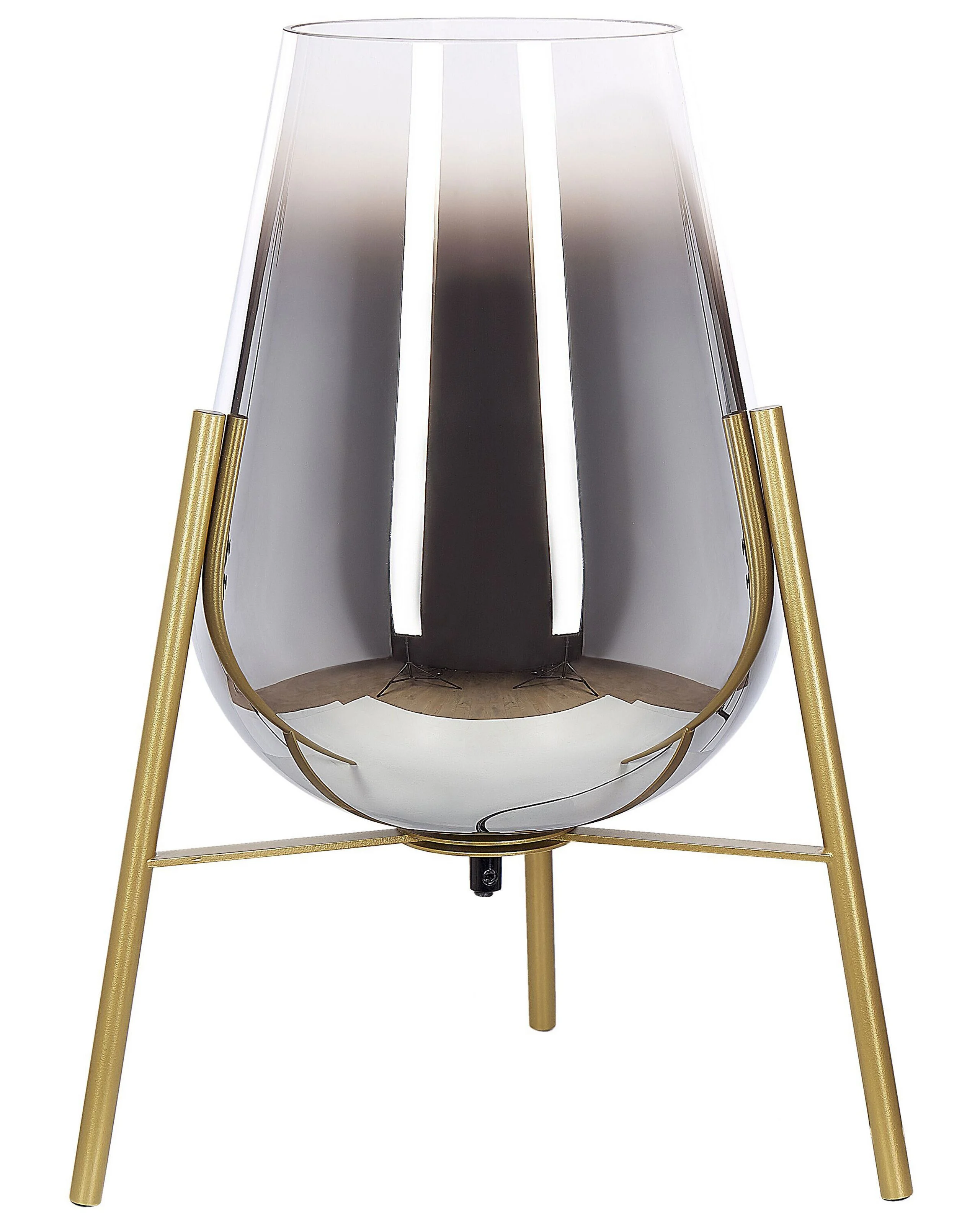 Lampa stołowa lampka nocna złota