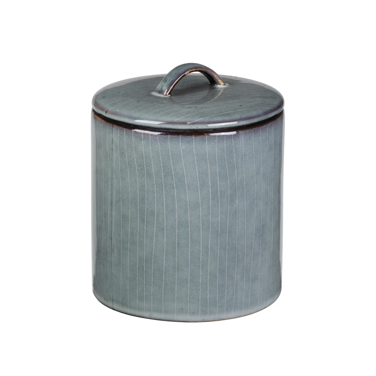 Broste Copenhagen - Nordic Sea Dose mit Deckel, 1 l, soft blue