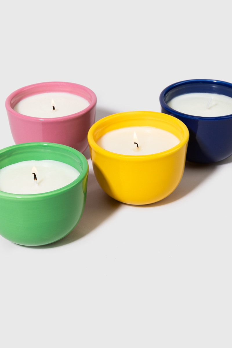 Electric Smiley Catch All Candle Jar