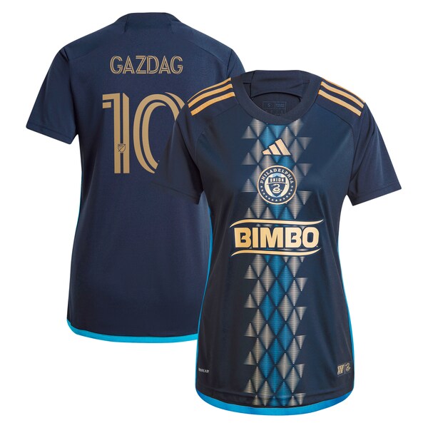 Daniel Gazdag Philadelphia Union adidas Women's 2024 The XV Kit Replica Player Jersey – Navy