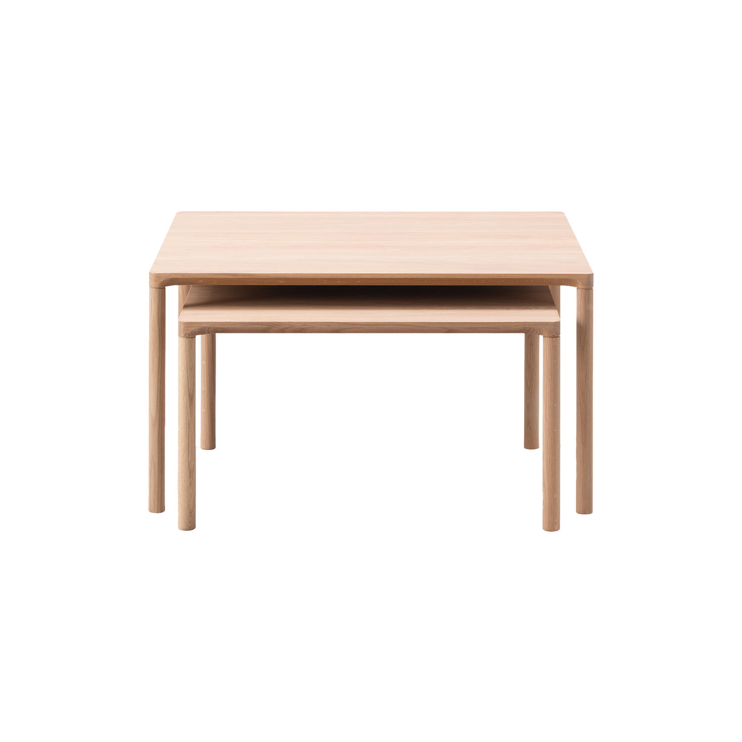 6798 Piloti Wood Coffee Table, light oiled oak