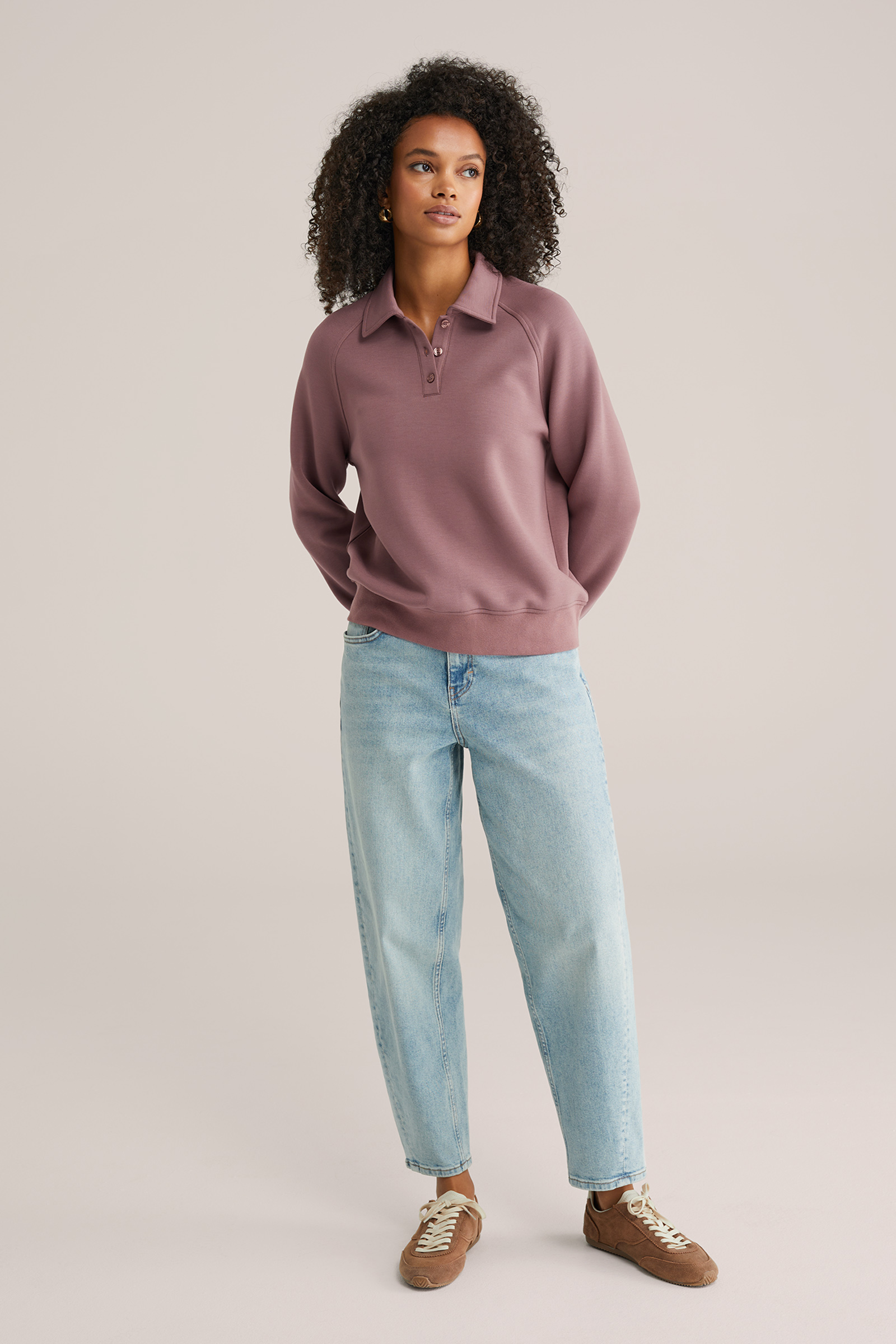 Dames jersey sweater