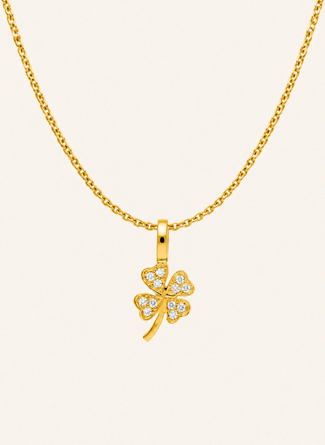 CADA Kette TINY LUCKY CLOVER