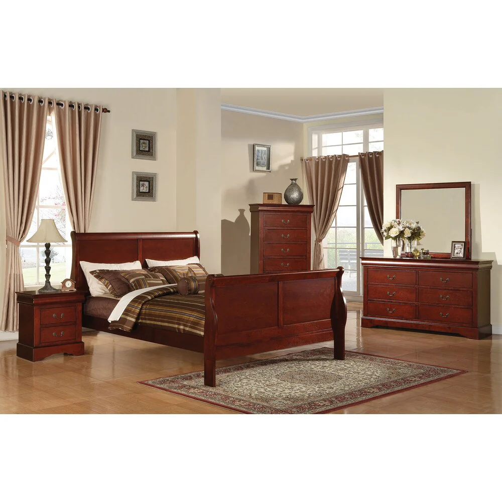 Louis Philippe III Cherry 6-drawer Dresser