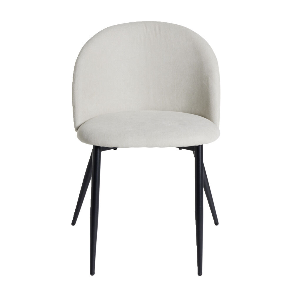 Chaise Ga&euml;lle noir et gris L51xP55xH75cm