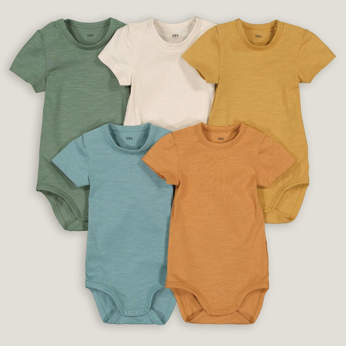 Lot de 5 bodies manches courtes