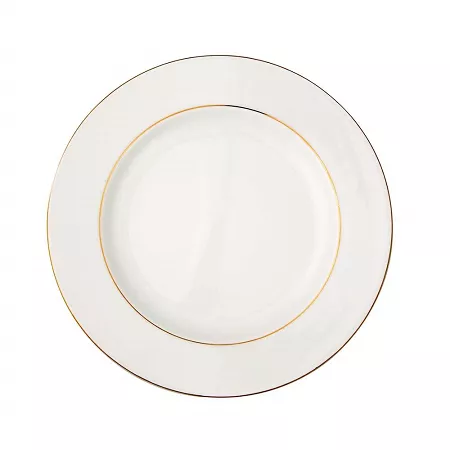 Talerz płytki 26 cm Altom Design - MariaPaula złota linia L02