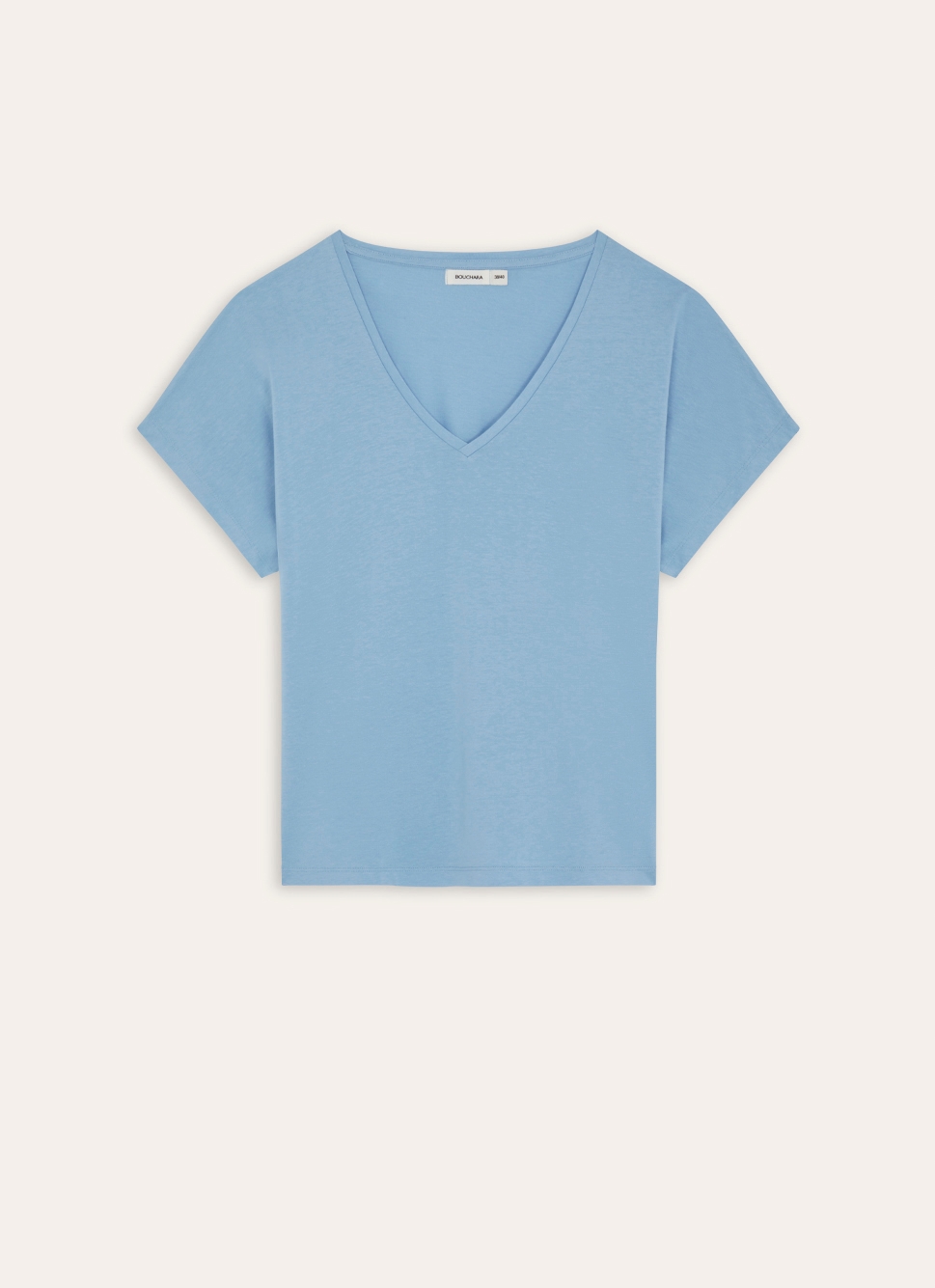 TEE-SHIRT MANCHES COURTES FORME AMPLE TERRACOTTA