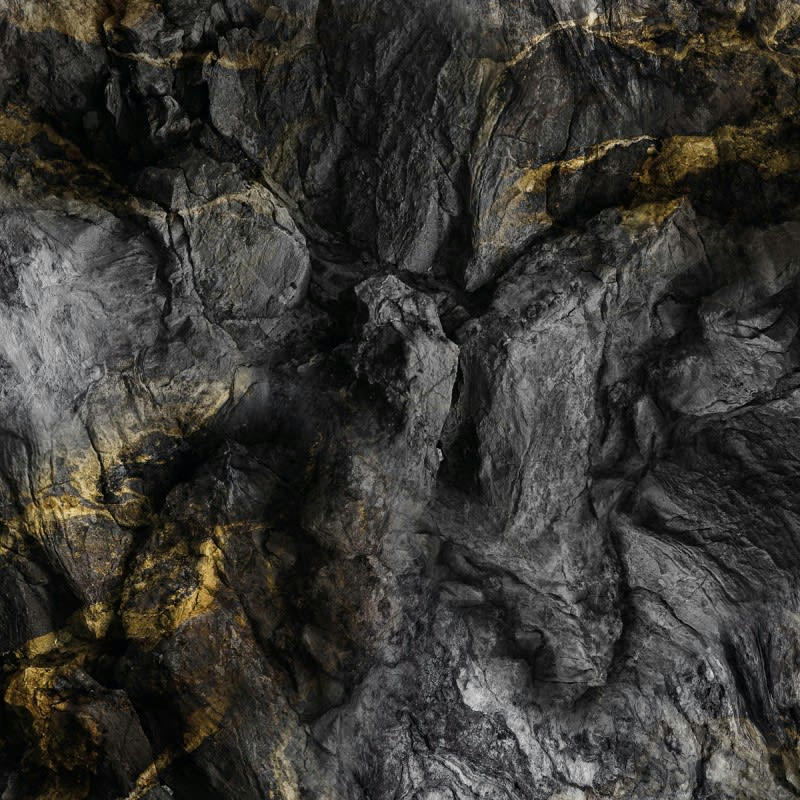 BLACKSTONE - Crédence cuisine Fond de hotte ALU L60xH70cm Noir Pierre