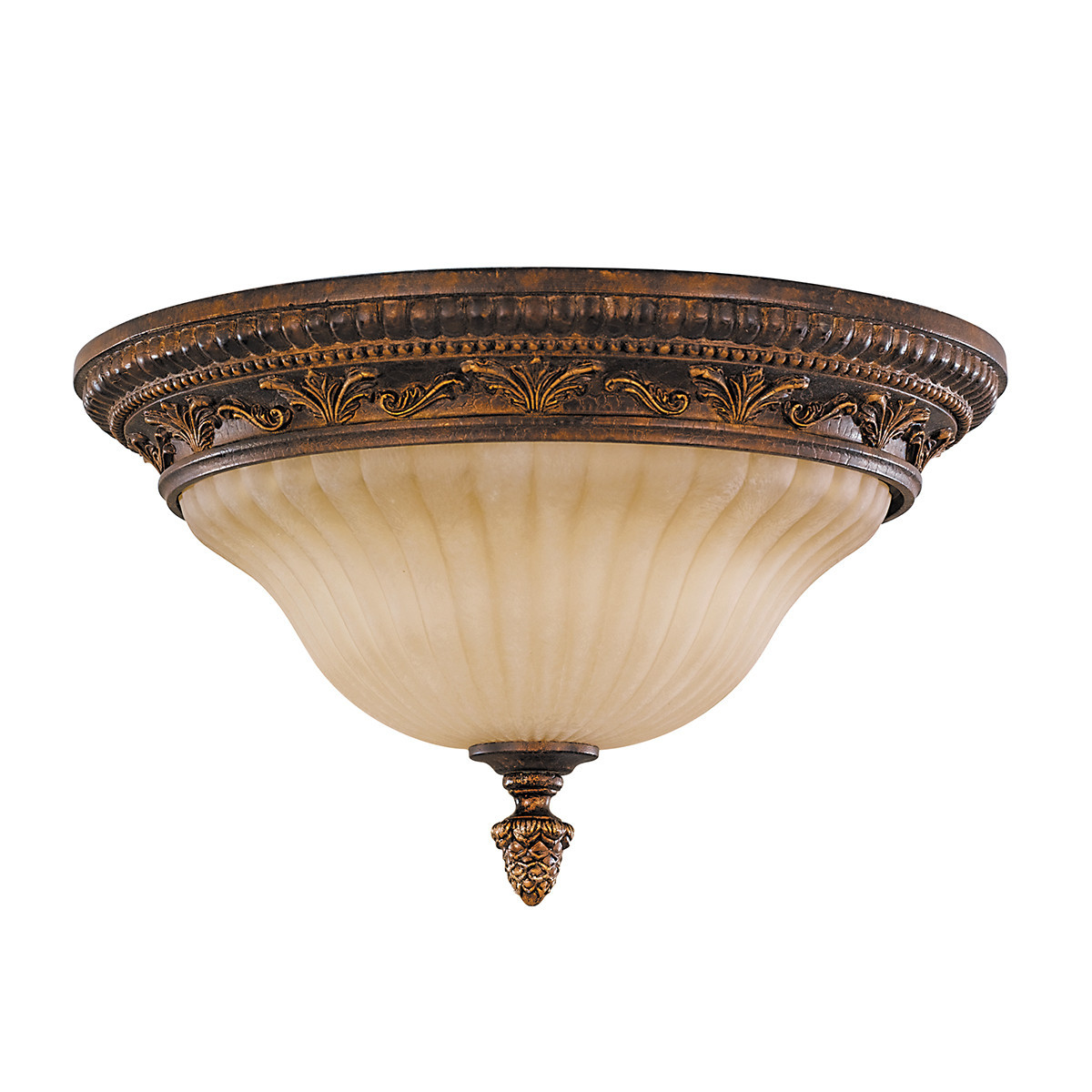 Plafonszylkretowo-beżowy okrągły 33cm Sonoma Valley 2xE27x60W IP20 Feiss