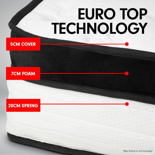 NNEDPE Laura Hill Queen Mattress with Euro Top - 32cm
