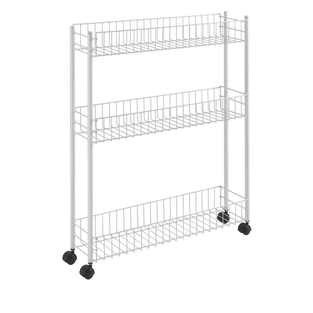 - Resserre démontable 3 paniers extra fine blanc