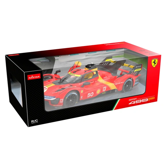 Ferngesteuertes Fahrzeug, Ferrari 499P 1:14 rot 2,4GHz Tür manuell