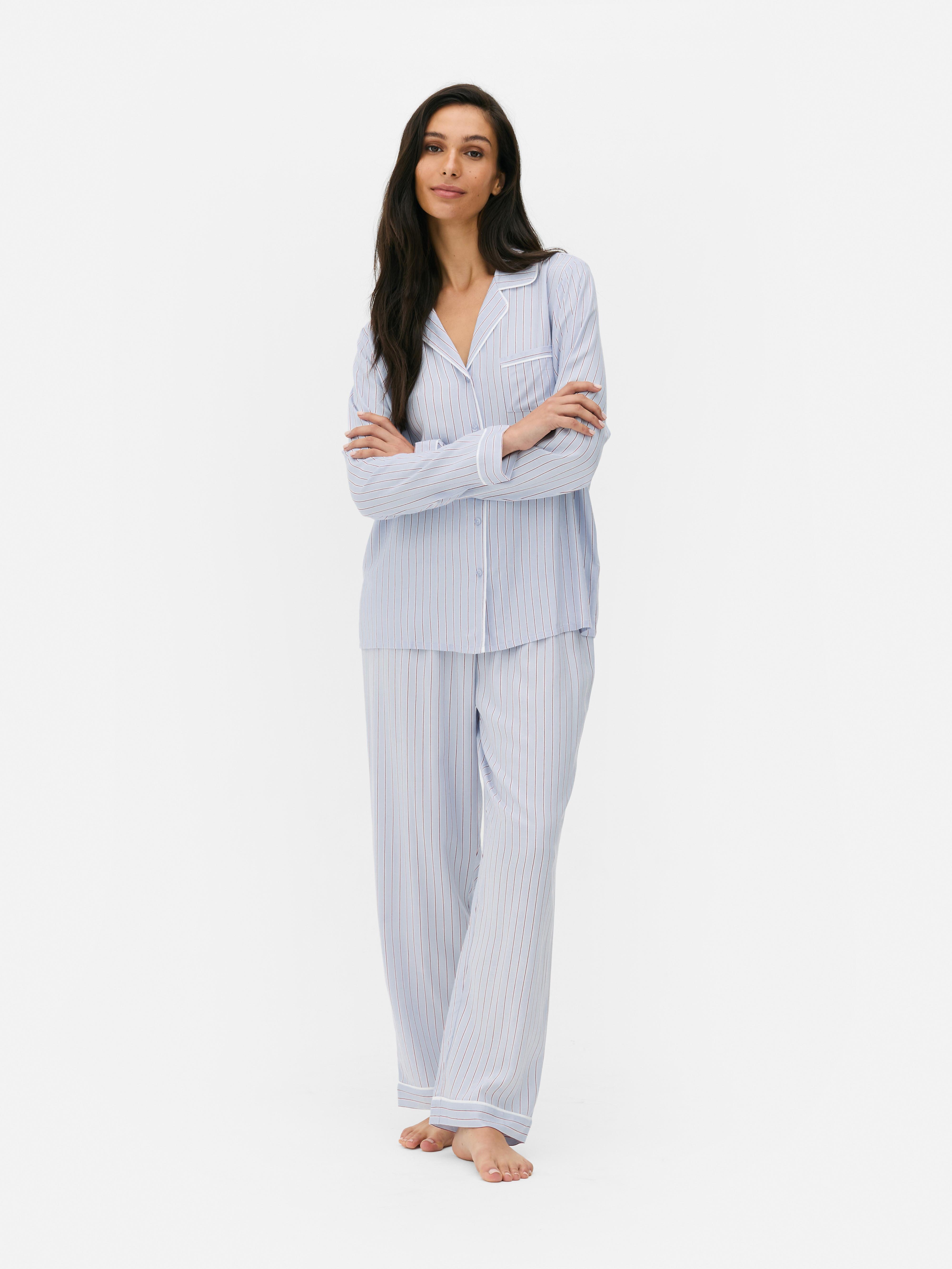 Twill Boyfriend Pajama Set
