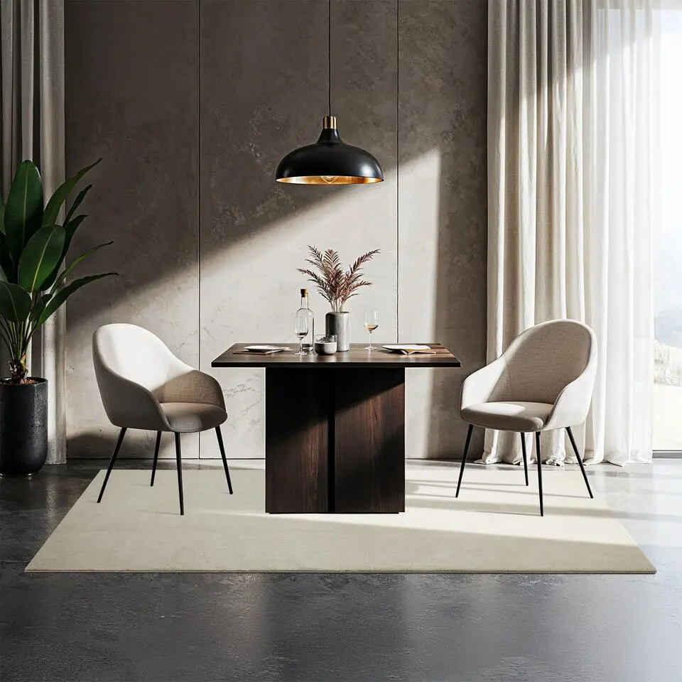 tectake? Kortpolig vloerkleed Soft Zone 120 x 170 cm - Cr&egrave;me