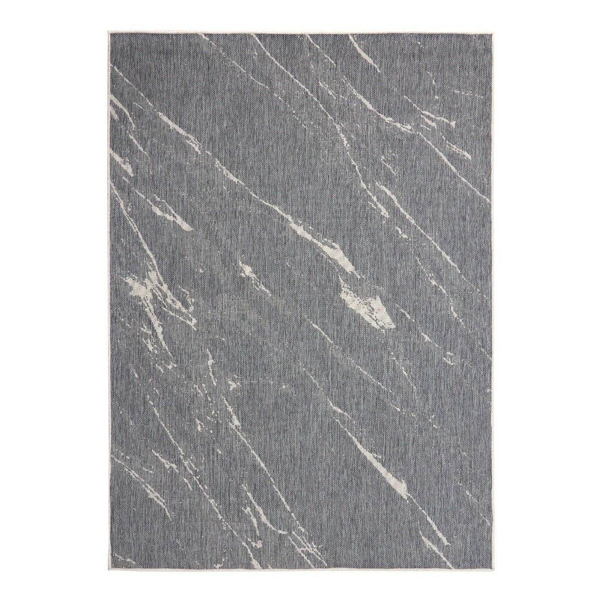 Buitenkleed Marble - Grijs/wit - dubbelzijdig - EVA Interior - 160 x 230 cm