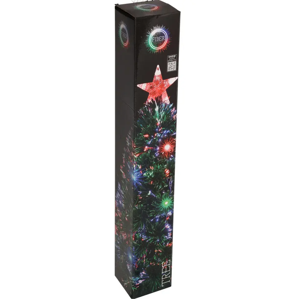 Fiber Optic kunst kerstboom - 90 cm - met led verlichting