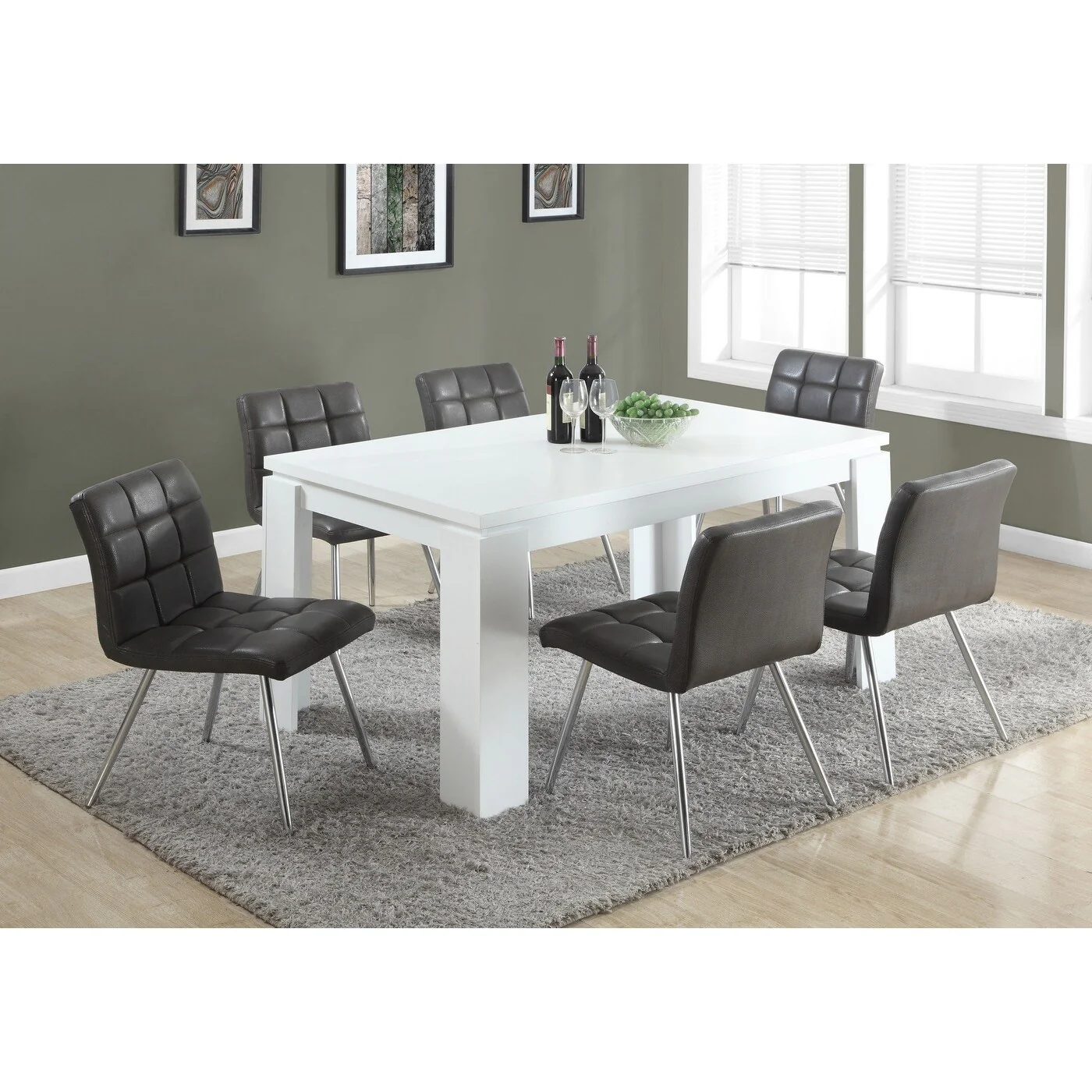 Dining Table, Rectangular, Kitchen, Dining Room